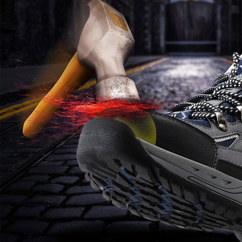 Men's Construction Outdoor High Top Steel Toe Cap Safety Boot Shoes