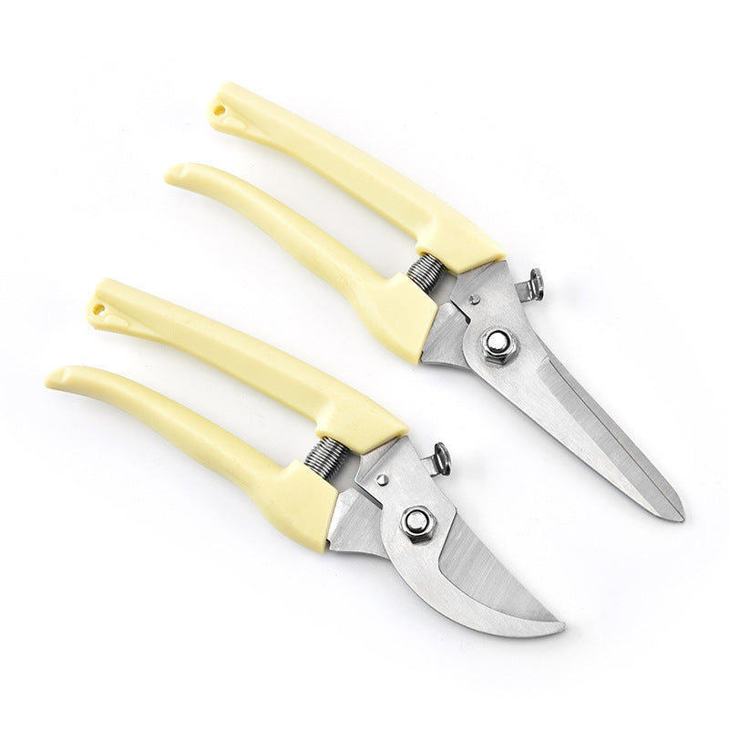 Stainless Steel Garden Pruning Shears Gardening Multifunctional Fruit Branch Shears Fruit Picking Shears Garden Scissors Outdoor Pan Scene Tools