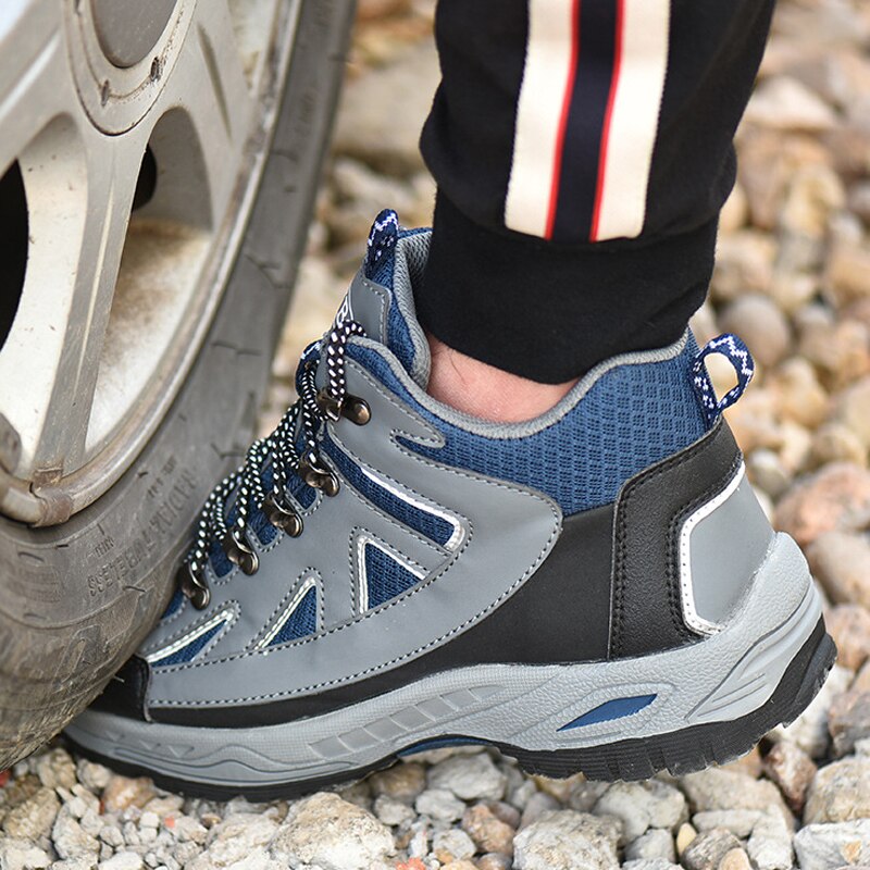 Men's Construction Outdoor High Top Steel Toe Cap Safety Boot Shoes