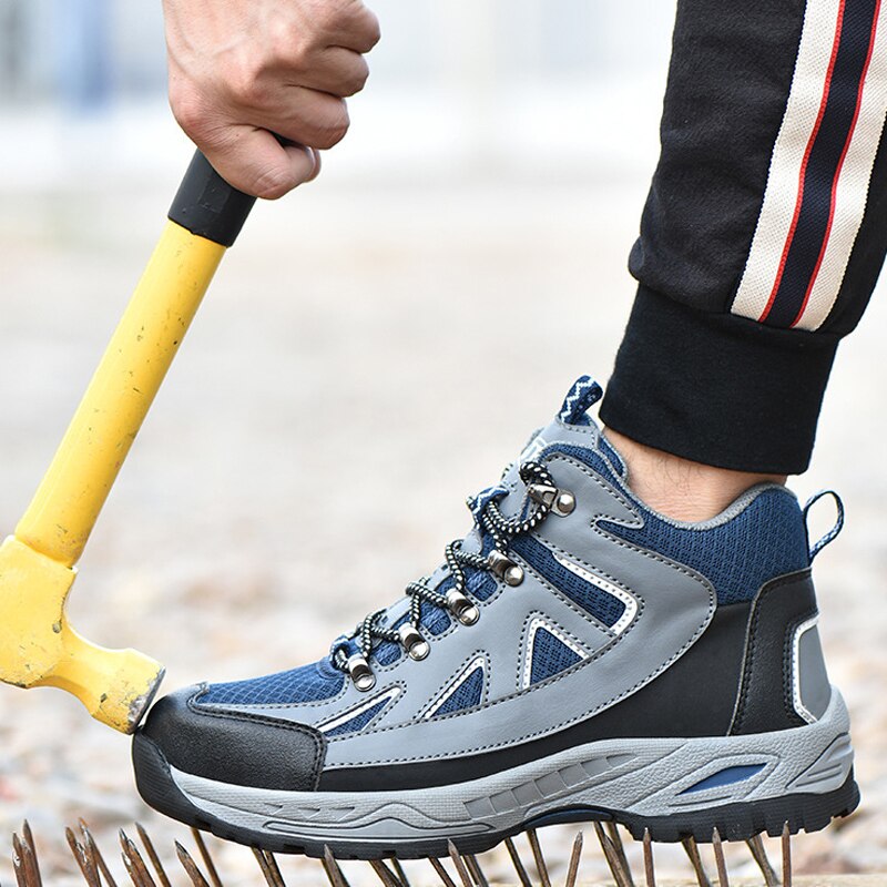 Men's Construction Outdoor High Top Steel Toe Cap Safety Boot Shoes