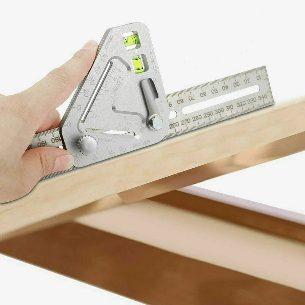 Multifunctional Woodworking protractor  carpenter tools Triangle Ruler Angle Ruler Revolutionary Carpentry Tool Measuring Tools